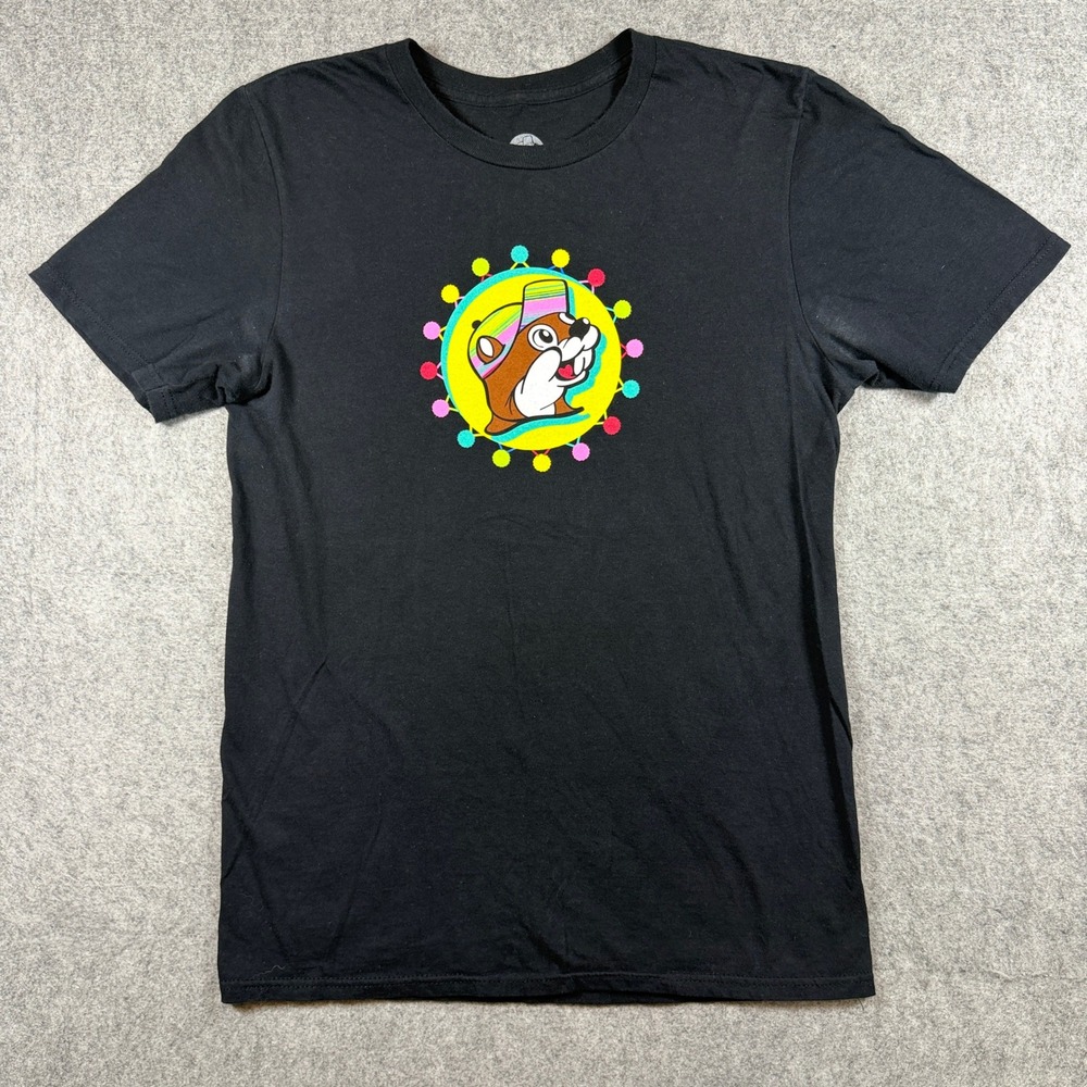 Buc-ee's Unisex Graphic T-Shirt Small Black Texas Accent Humor Cotton Tee